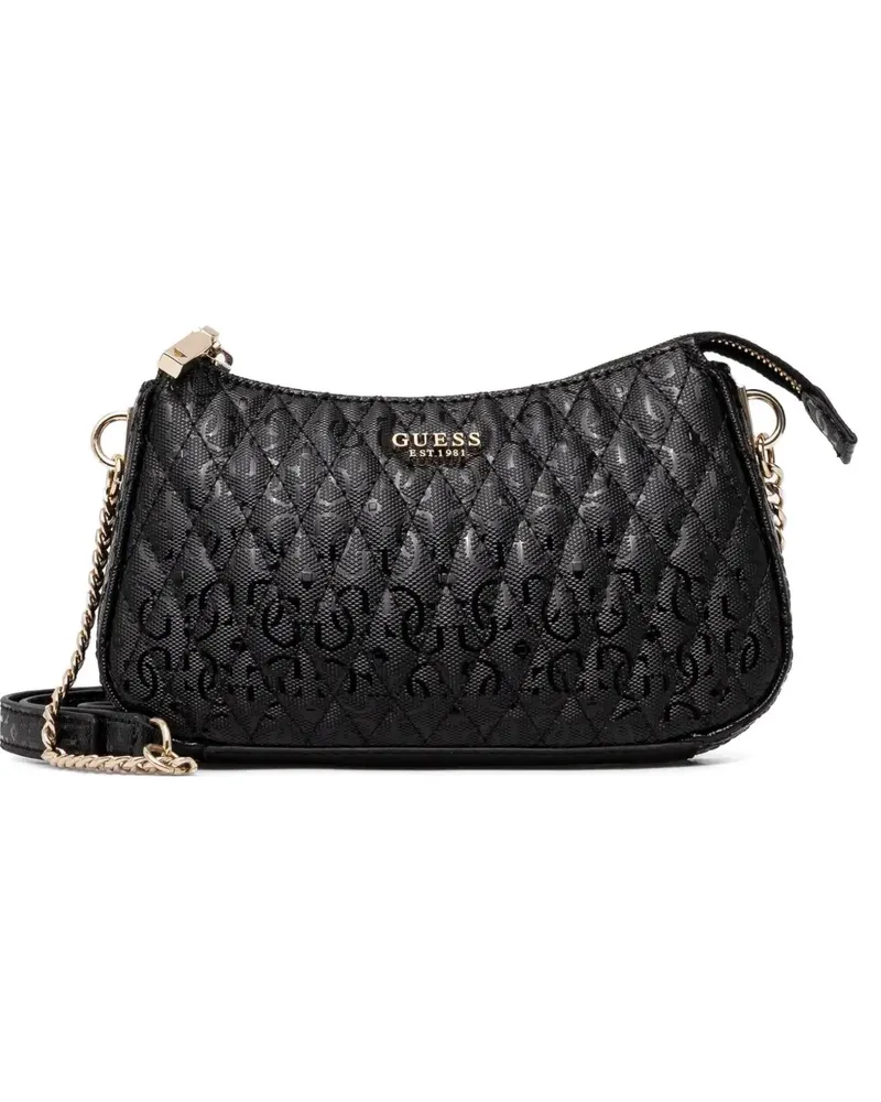 Guess Gesteppte Schultertasche - Schwarz Schwarz