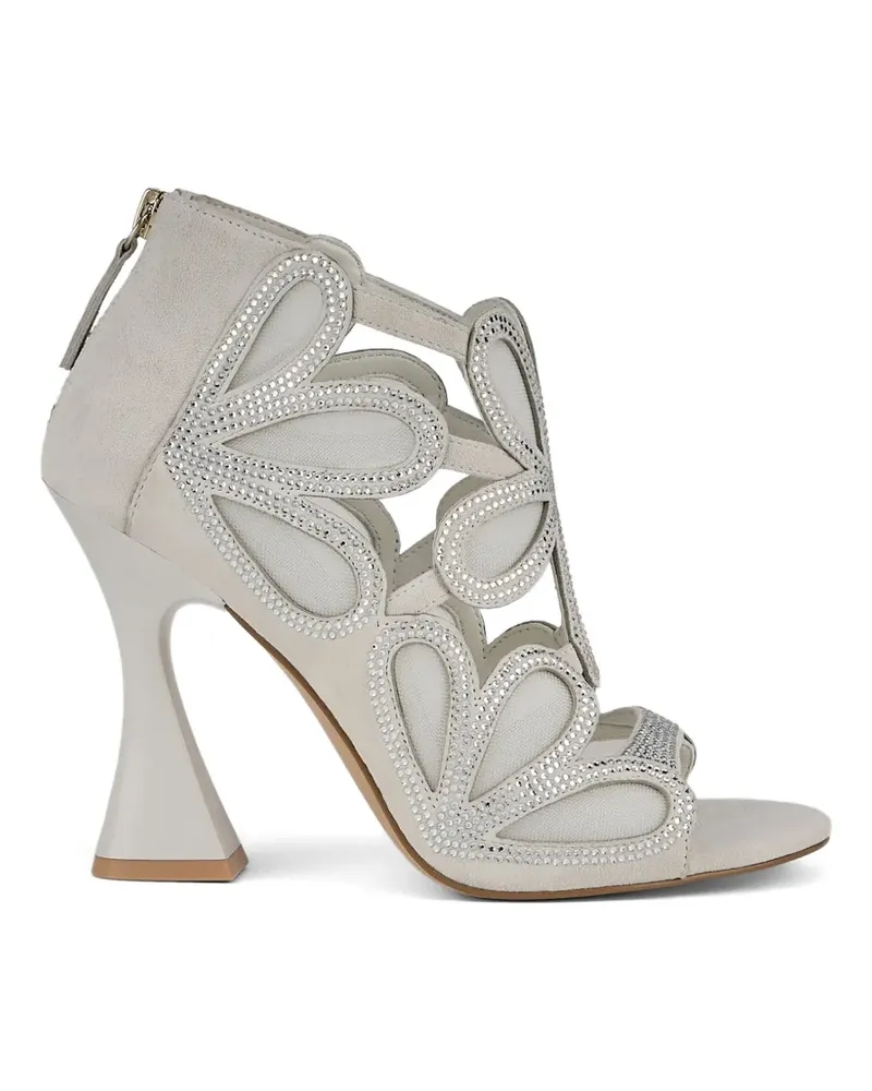 Kat Maconie Sandalen mit Kristallen - Weiß Weiß