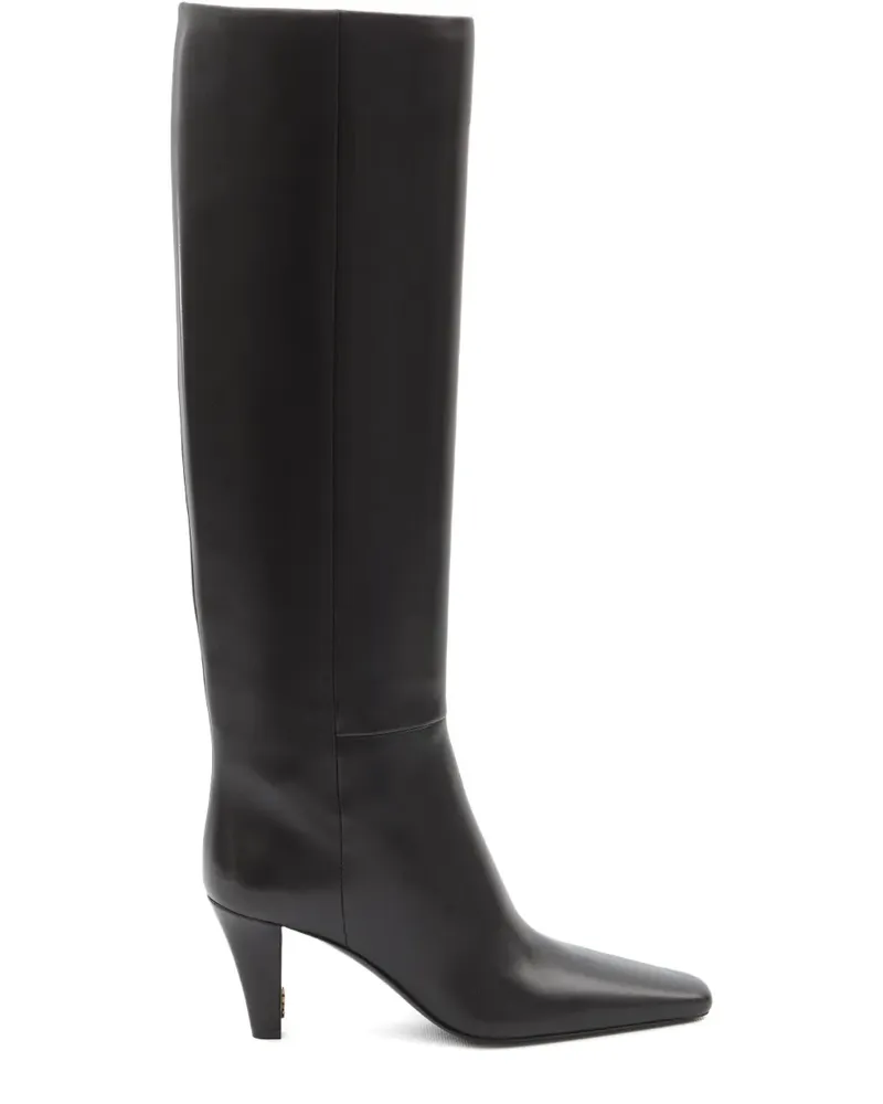 Saint Laurent Jill Stiefel 75mm - Schwarz Schwarz