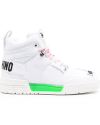 Moschino Kevin High-Top-Sneakers Weiß