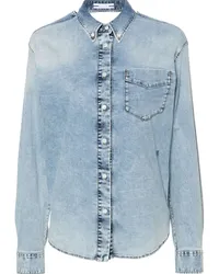 Jacob Cohën Jeanshemd mit verdrehtem Design Blau