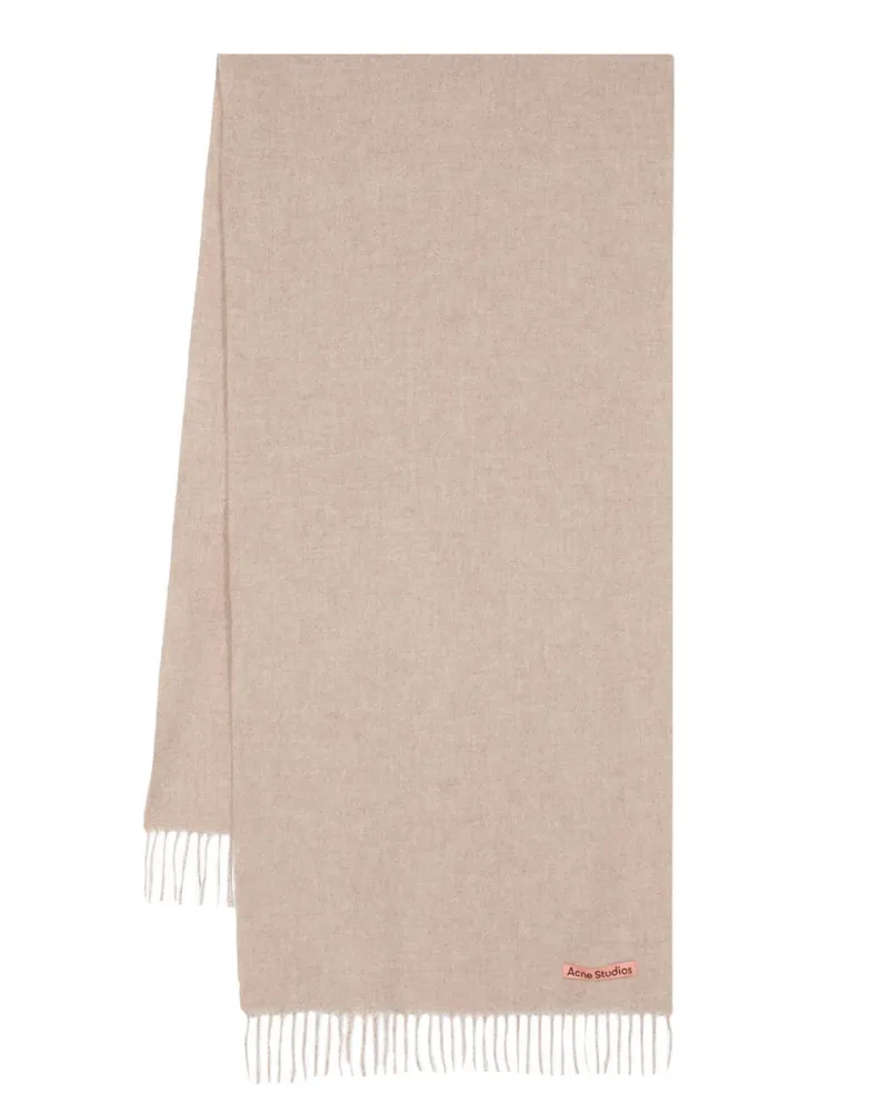 Acne Studios Schal mit Fransen - Nude Nude