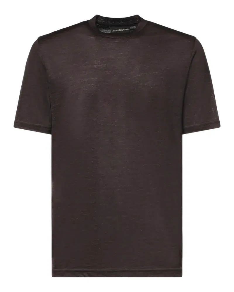 Giuliano Galiano short-sleeve T-shirt - Braun Braun