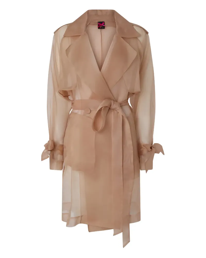 Pinko Mantel mit Gürtel - Nude Nude