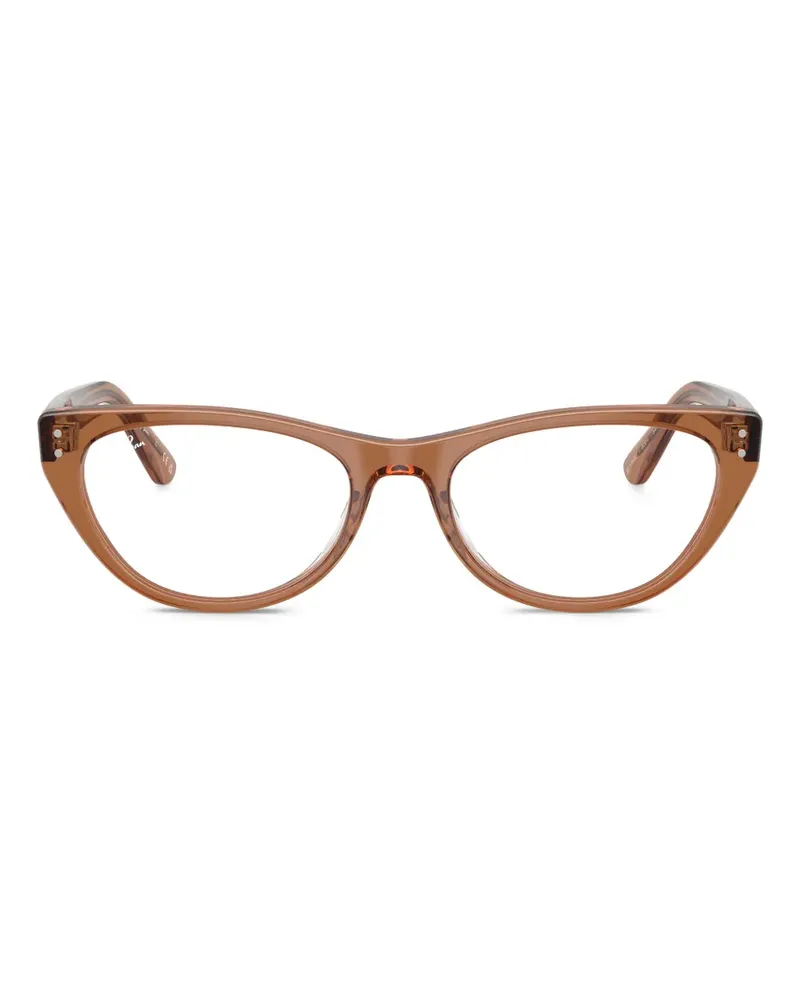 Ray Ban Brille im Cat-Eye-Design - Braun Braun