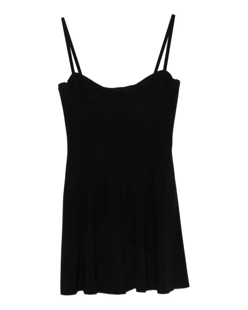 Norma Kamali strap mini dress - Schwarz Schwarz