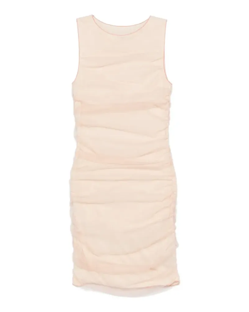Patrizia Pepe ruched sleeveless mini dress - Rosa Rosa