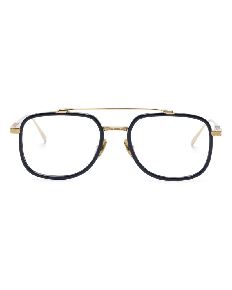 Leisure Society Tempest Sonnenbrille mit eckigem Gestell - Gold Gold