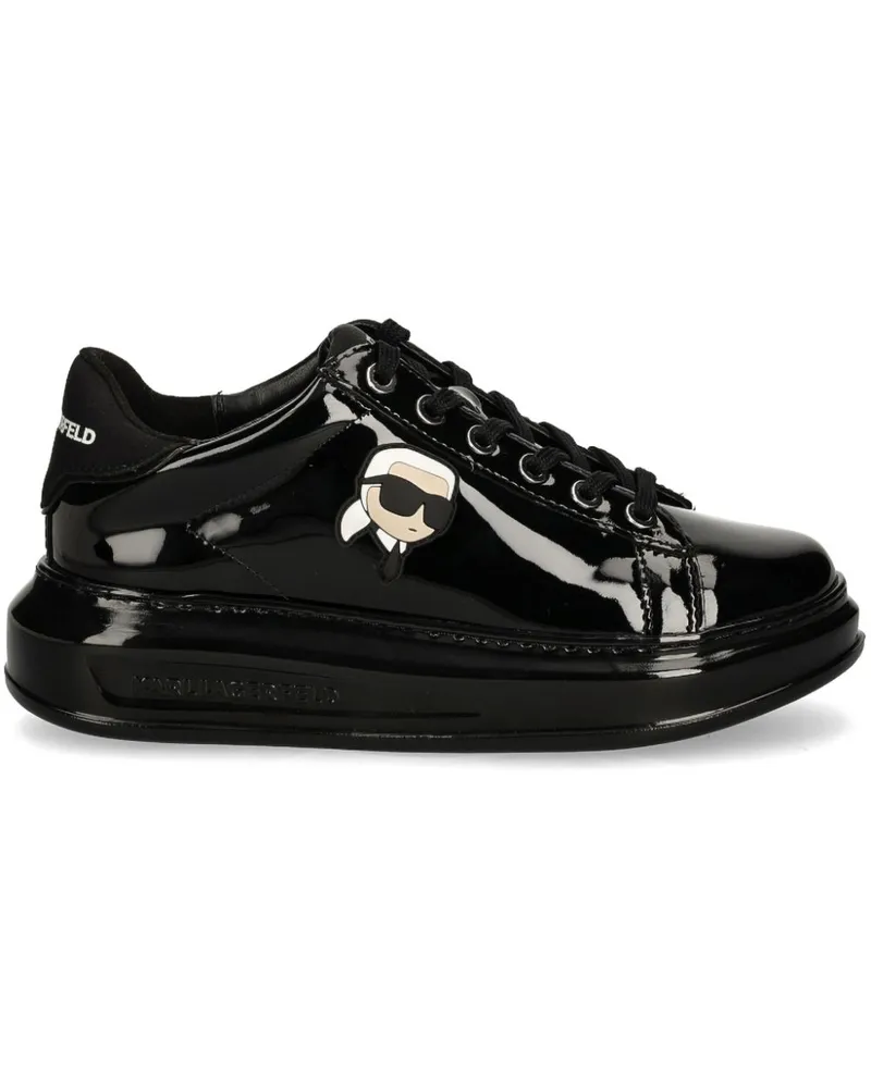 Karl Lagerfeld Ikonik Kapri Sneakers - Schwarz Schwarz