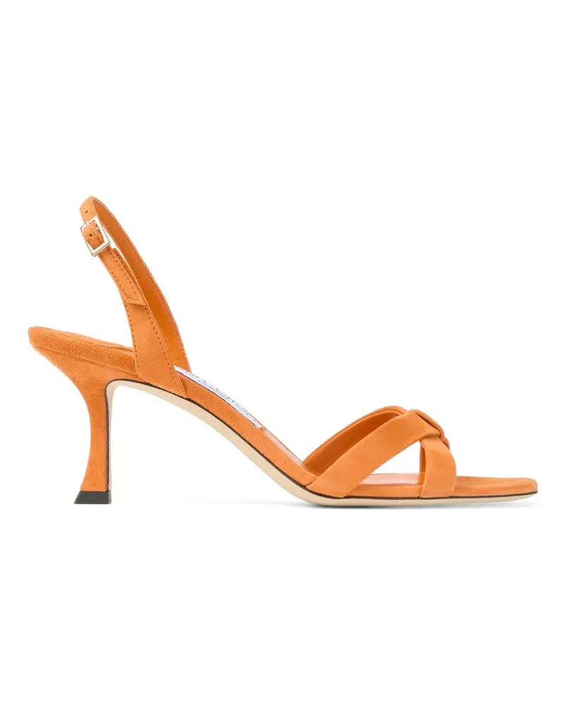 Jimmy Choo Elsy Sandalen mit geknoteten Riemen - Orange Orange