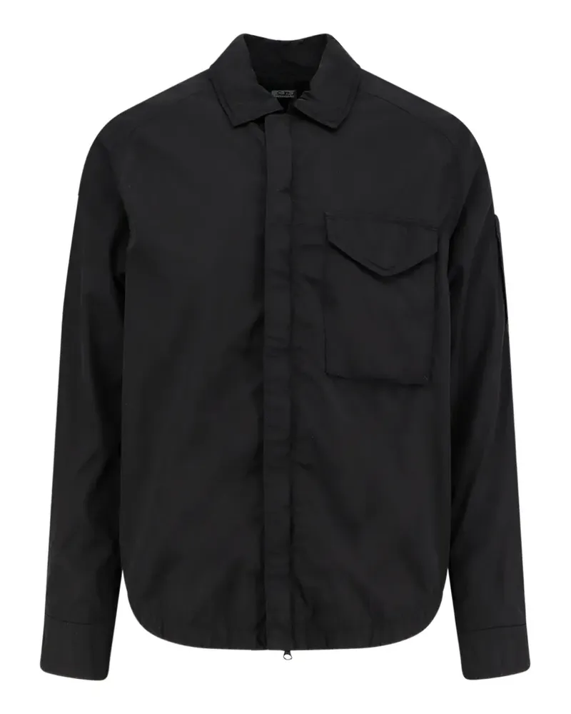C.P. Company long-sleeve patch-pocket shirt - Schwarz Schwarz