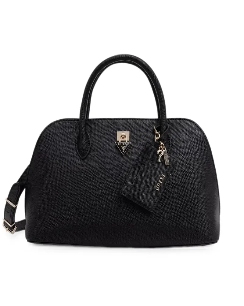 Guess Patsie Tote Bag mit Logo-Schild - Schwarz Schwarz