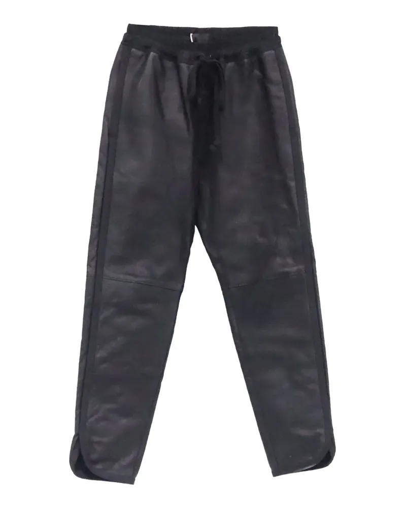 Fear of God Hose aus Leder - Schwarz Schwarz
