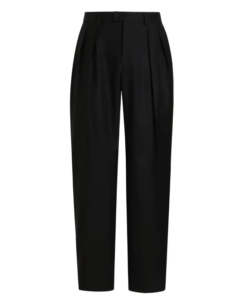 Dolce & Gabbana Hose mit Bundfalten - Schwarz Schwarz