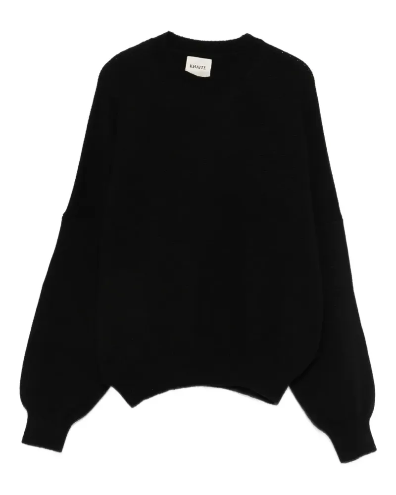 KHAITE Margaux long-sleeve sweater - Schwarz Schwarz