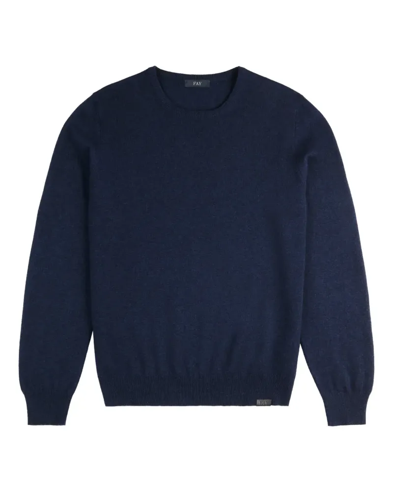 Fay crew-neck sweater - Blau Blau