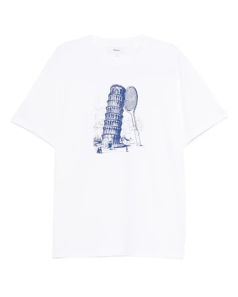 Palmes Tower T-Shirt - Weiß Weiß
