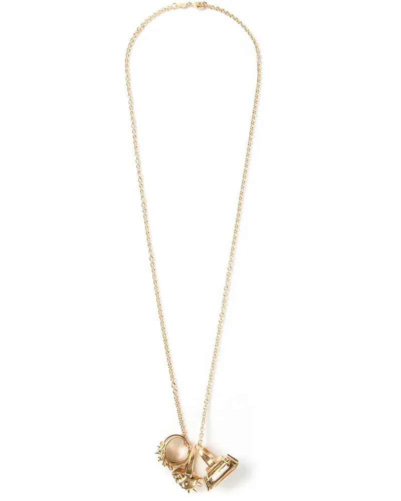 Alexander McQueen multi pendant necklace - Metallic Metallic