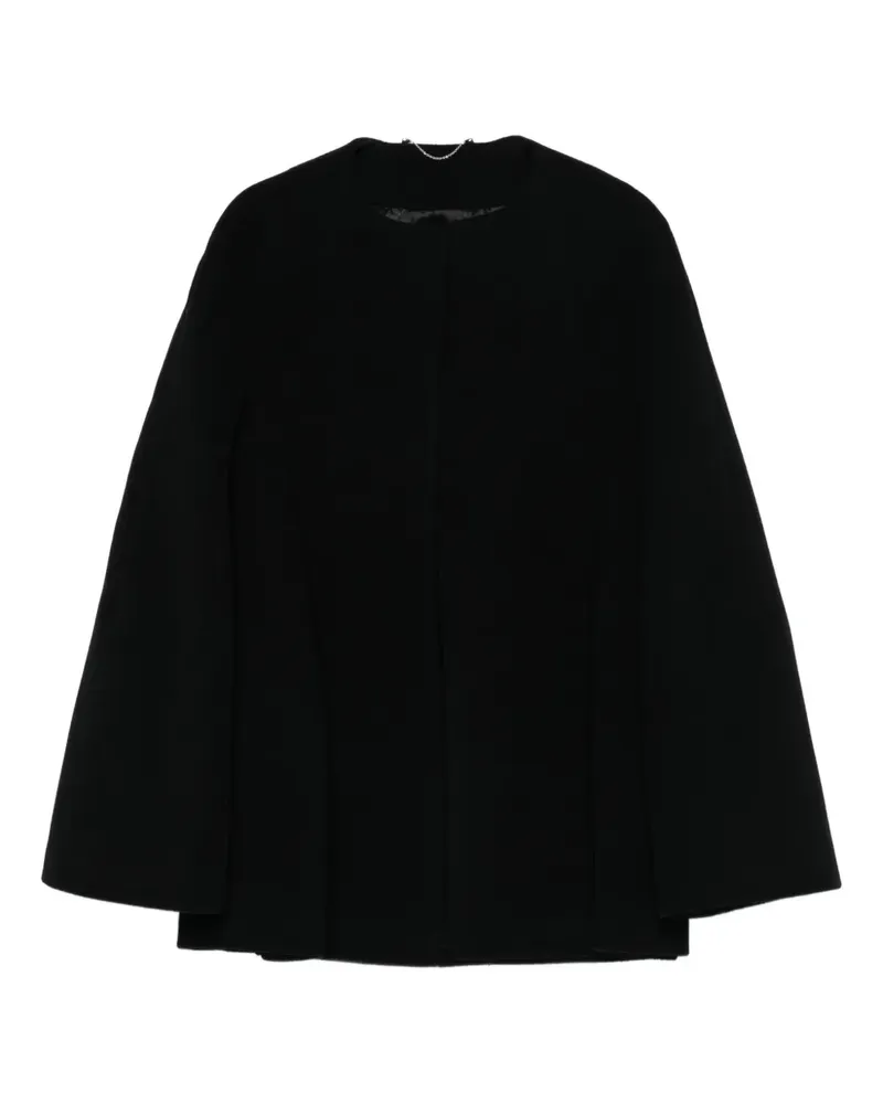Totême Klassisches Cape - Schwarz Schwarz