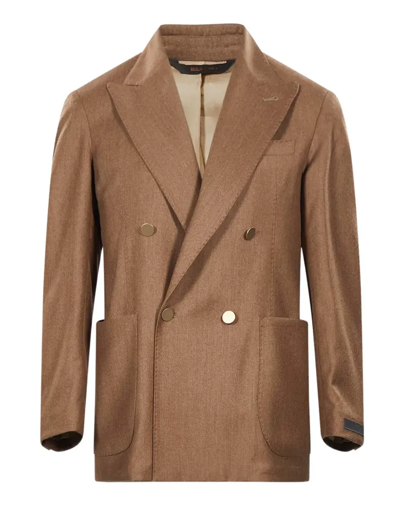 Briglia 1949 double-breasted peak-lapels blazer - Braun Braun