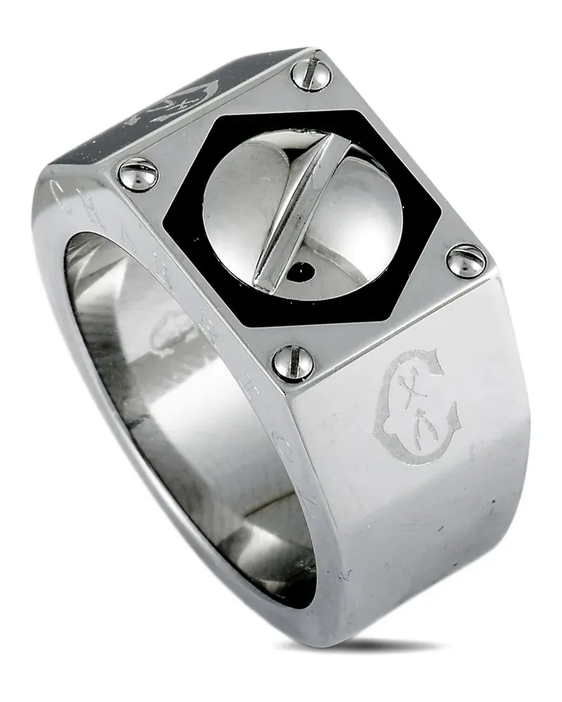 CHARRIOL Ring mit Logo-Gravur - Silber Silber