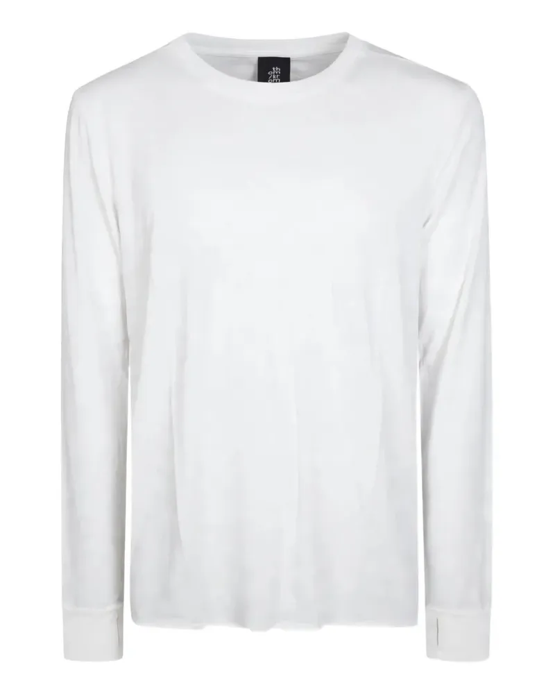THOM KROM Langarmshirt mit Rundhalsausschnitt - Nude Nude