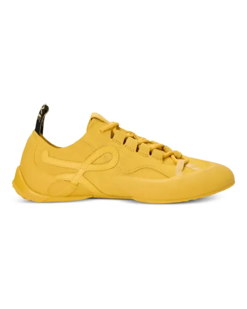 Loewe Grip lace-up logo sneakers - Gelb Gelb