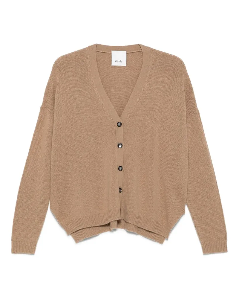 ALLUDE Cardigan aus Kaschmir - Nude Nude