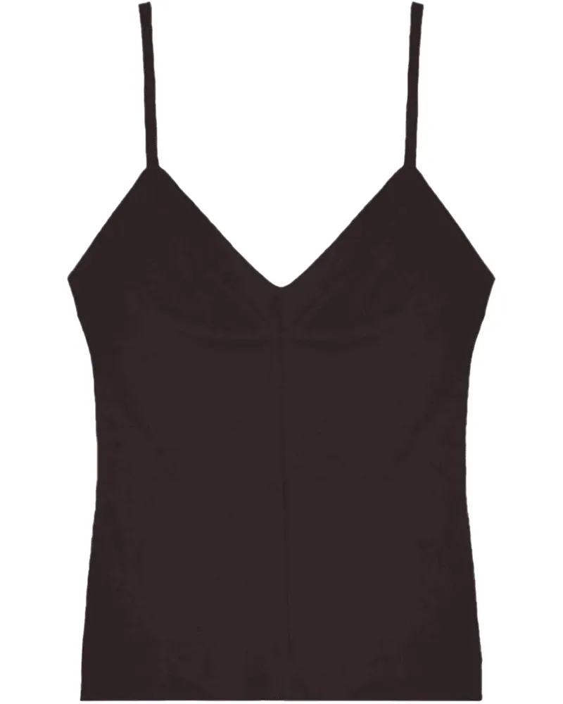 Jil Sander Klassisches Tanktop - Braun Braun