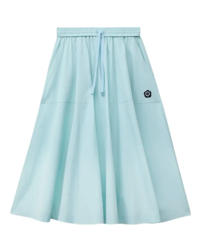 Kenzo Boke Flower 2.0 Midirock in A-Linie - Blau Blau