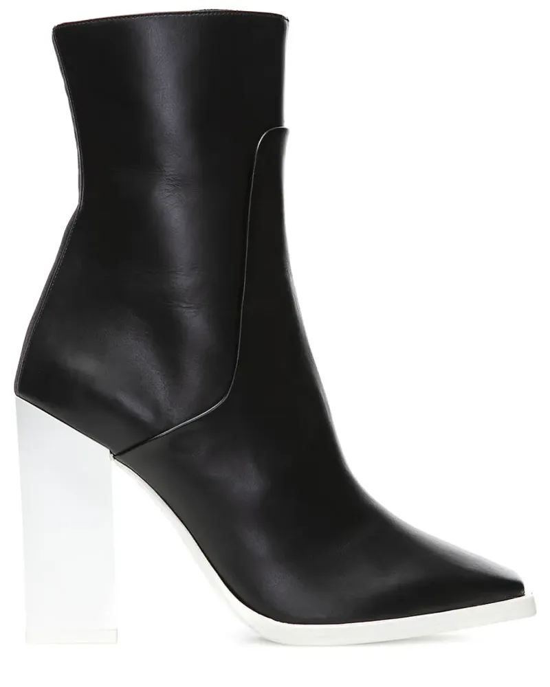Lanvin Stiefeletten mit Kontrastabsatz - Schwarz Schwarz