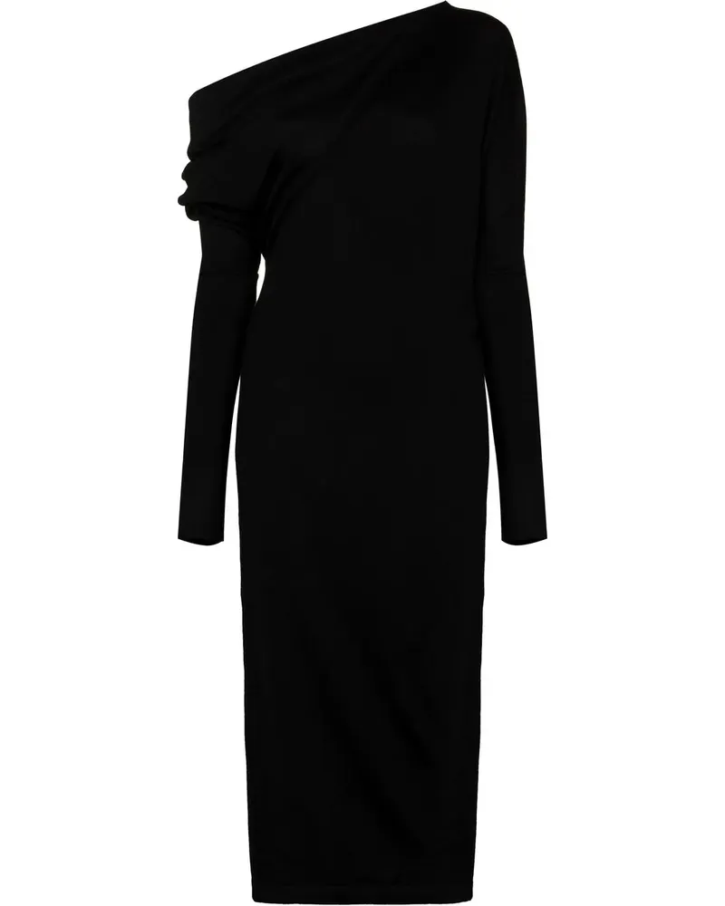 Tom Ford Schulterfreies Midikleid - Schwarz Schwarz