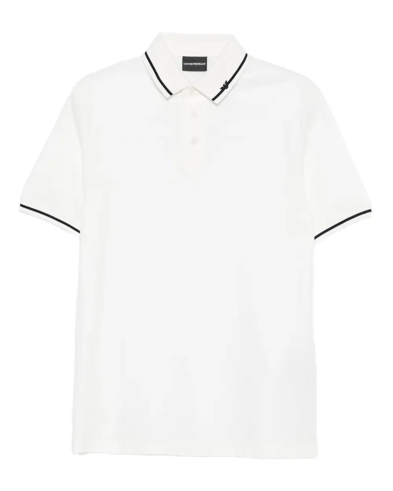 Emporio Armani Klassisches Poloshirt - Weiß Weiß