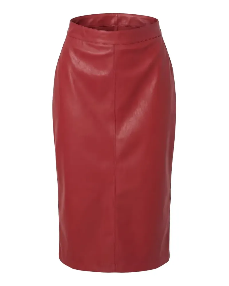 Pinko Gerbera slit-detail midi skirt - Rot Rot