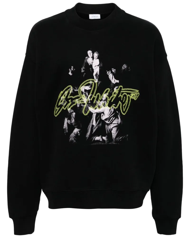 OFF-WHITE Script Mary Sweatshirt - Schwarz Schwarz