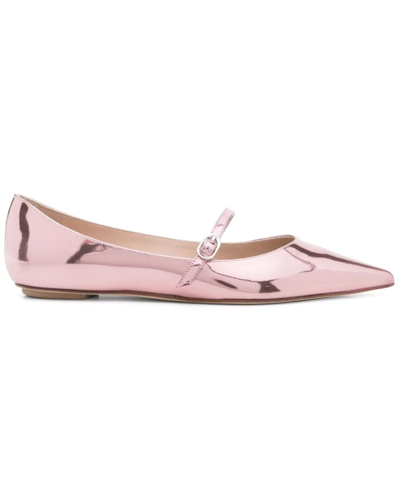 Stuart Weitzman Emilia Ballerinas - Rosa Rosa