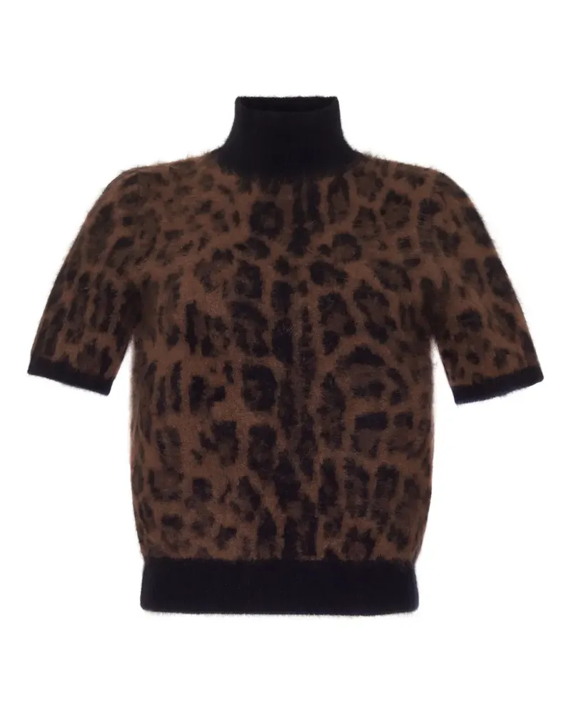 Adam Lippes Pullover mit Leoparden-Print - Braun Braun