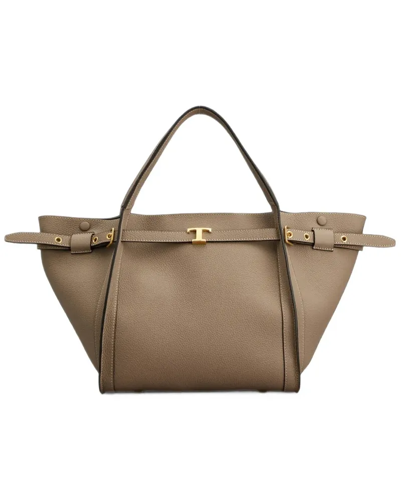 TOD'S Tote Bag mit Schnallenriemen - Nude Nude