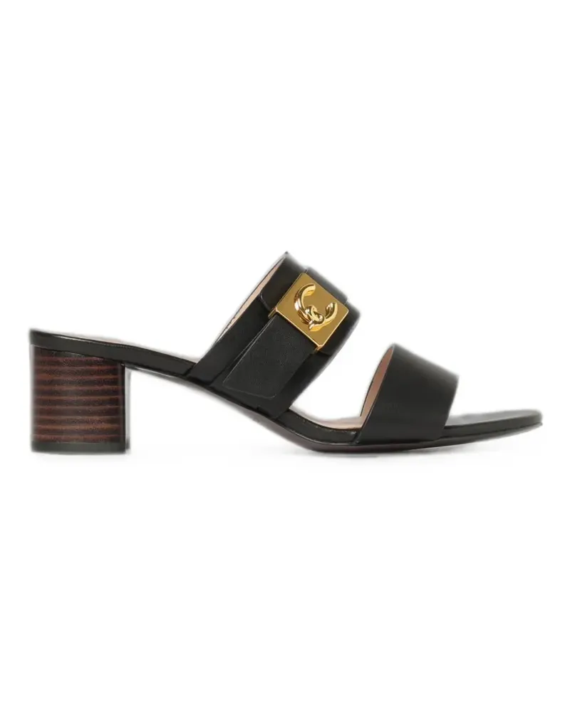 Coccinelle C-Me Lock leather sandals - Schwarz Schwarz