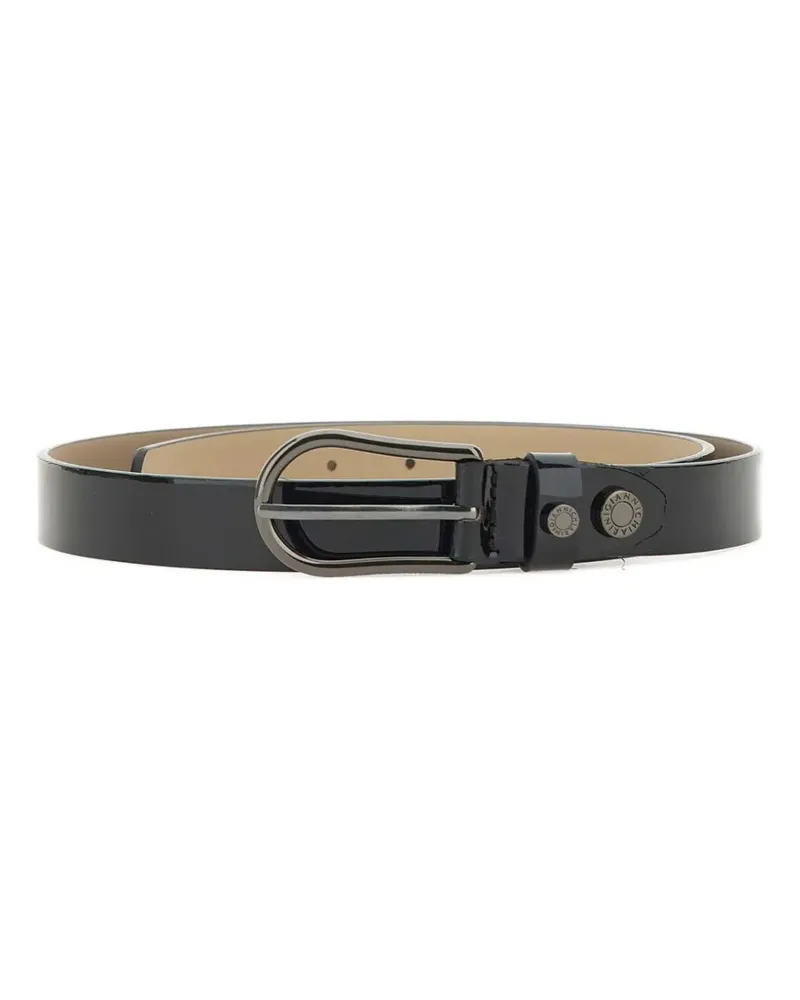 Gianni Chiarini Gürtel aus Lackleder - Schwarz Schwarz