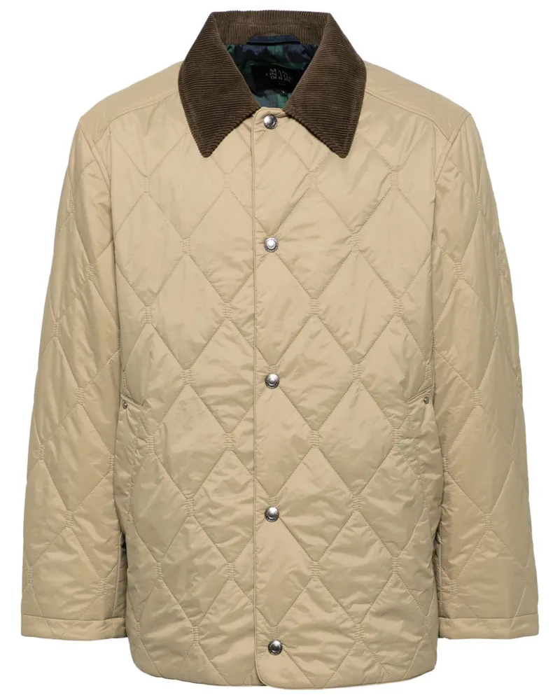 ManOnTheBoon Gesteppte Hemdjacke - Nude Nude