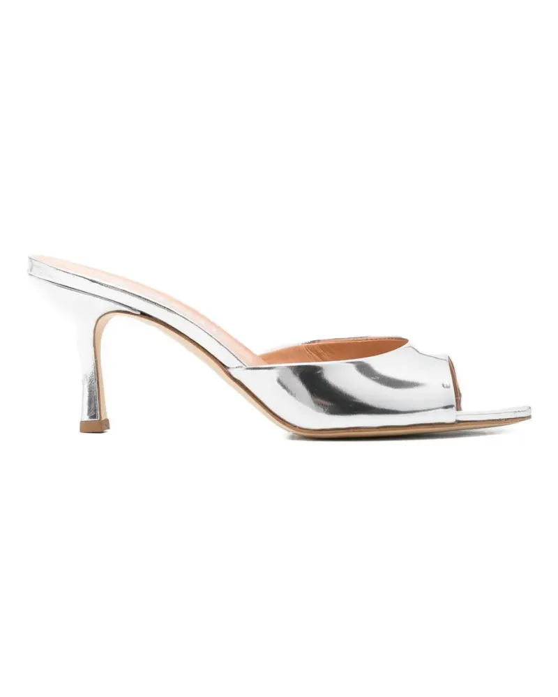 The Seller metallic open-toe mules - Silber Silber