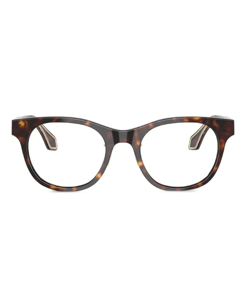 Giorgio Armani Brille in Schildpattoptik - Braun Braun