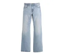 Bootcut-Jeans aus Baumwolle - Blau