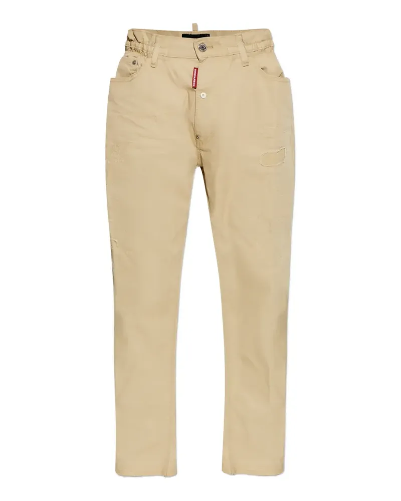 Dsquared2 Hose im Distressed-Look - Nude Nude