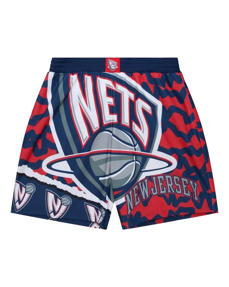 Mitchell & Ness Jumbotron 2.0 Sublimated "NFL Boston Red Sox" Shorts - Rot Rot