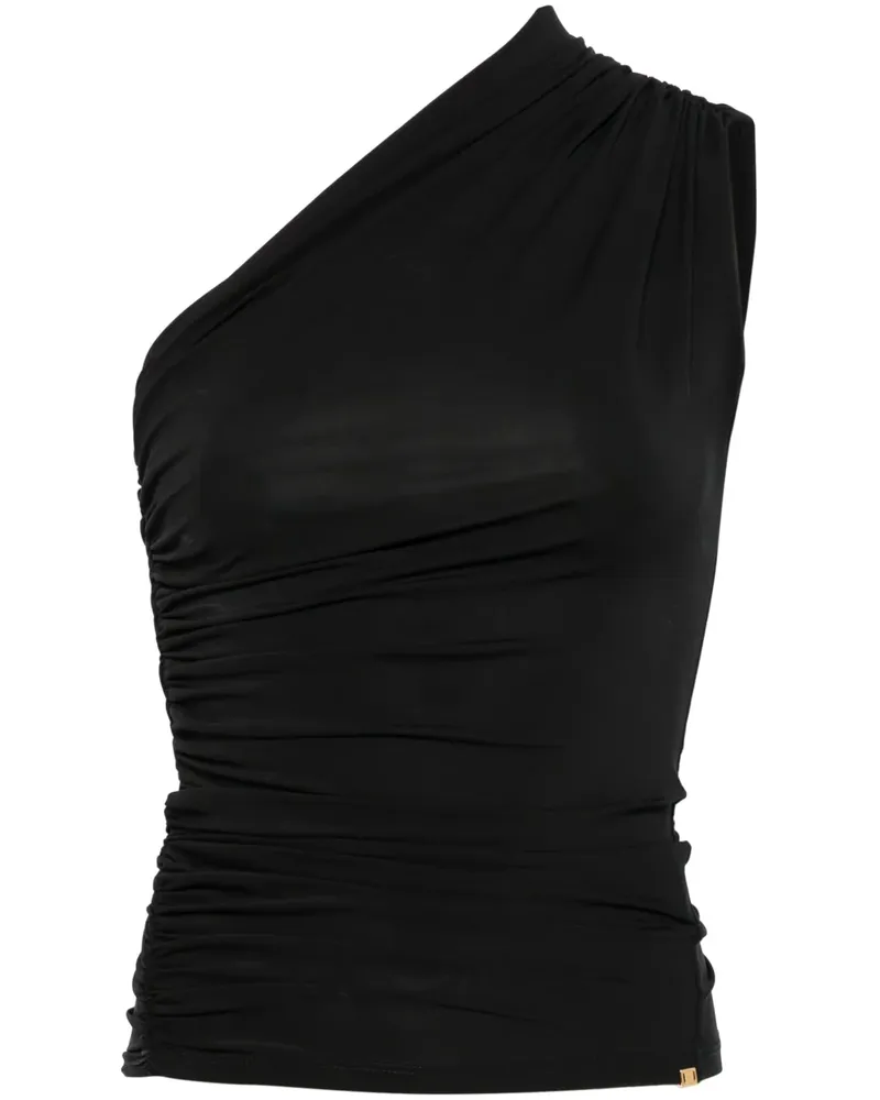 Elisabetta Franchi Asymmetrisches Top - Schwarz Schwarz