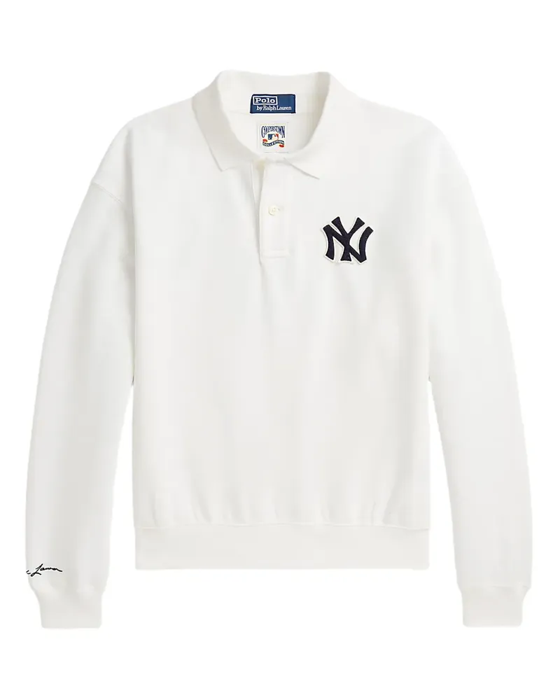 Ralph Lauren x New York Yankees Sweatshirt mit Logo-Applikation - Weiß Weiß