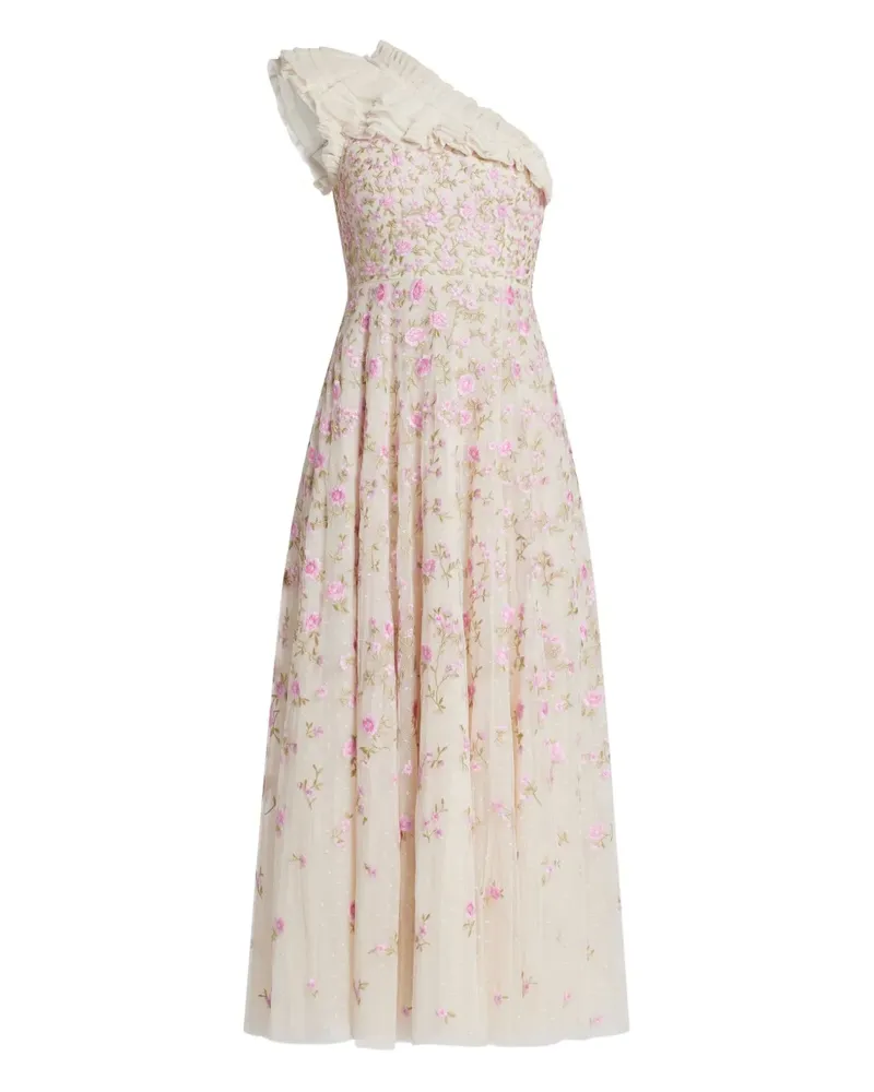 Needle & Thread Lea Kleid - Nude Nude