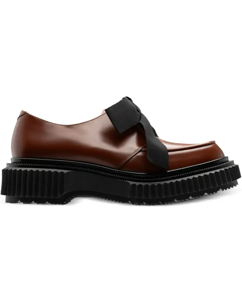 Adieu Paris Derby-Schuhe mit Schleife - Braun Braun